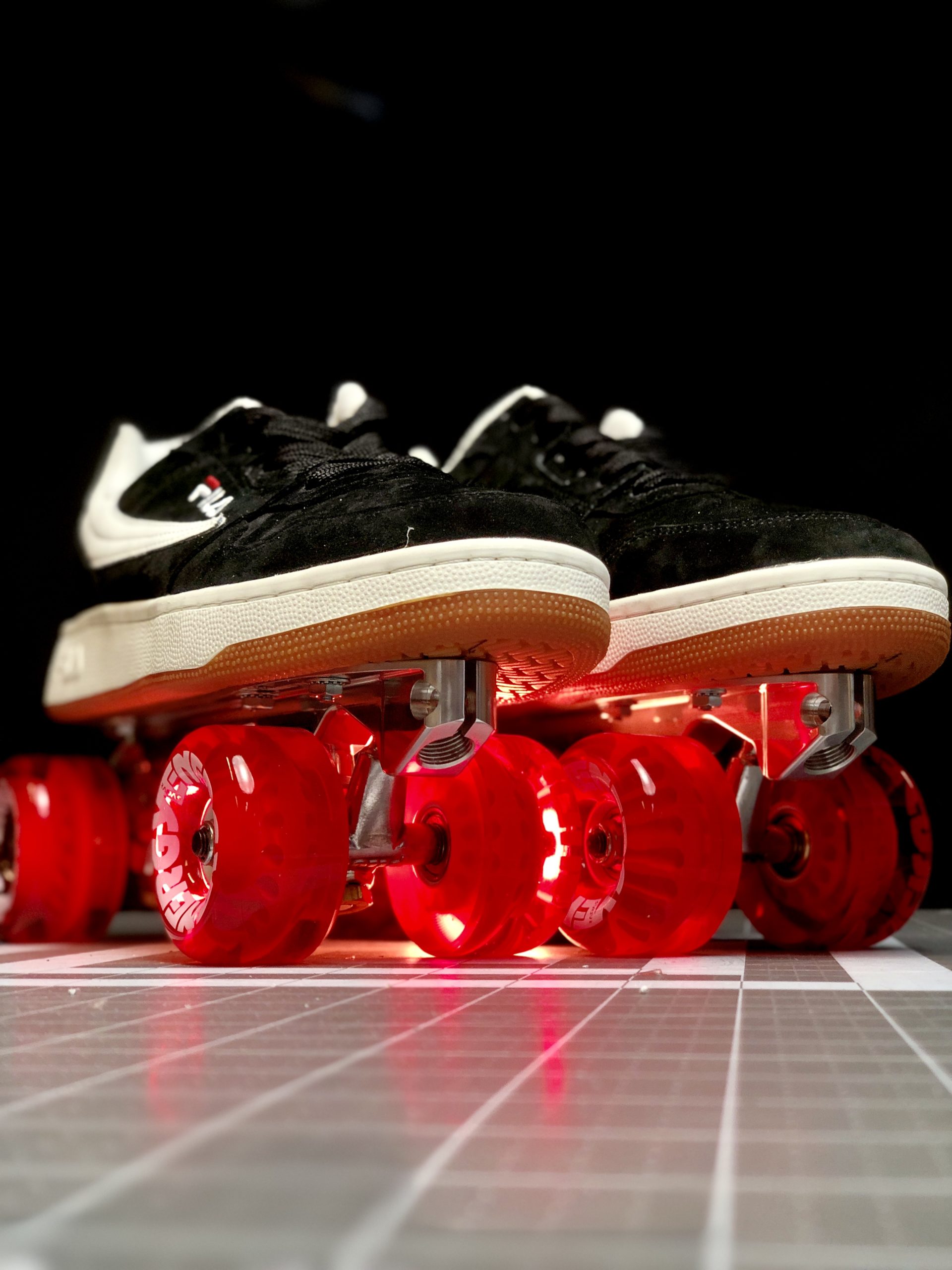 Picture of a custom built roller skate