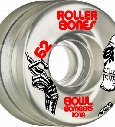 Rollerbones Bowl Bombers Wheels 62mm 101A 8pk Clear